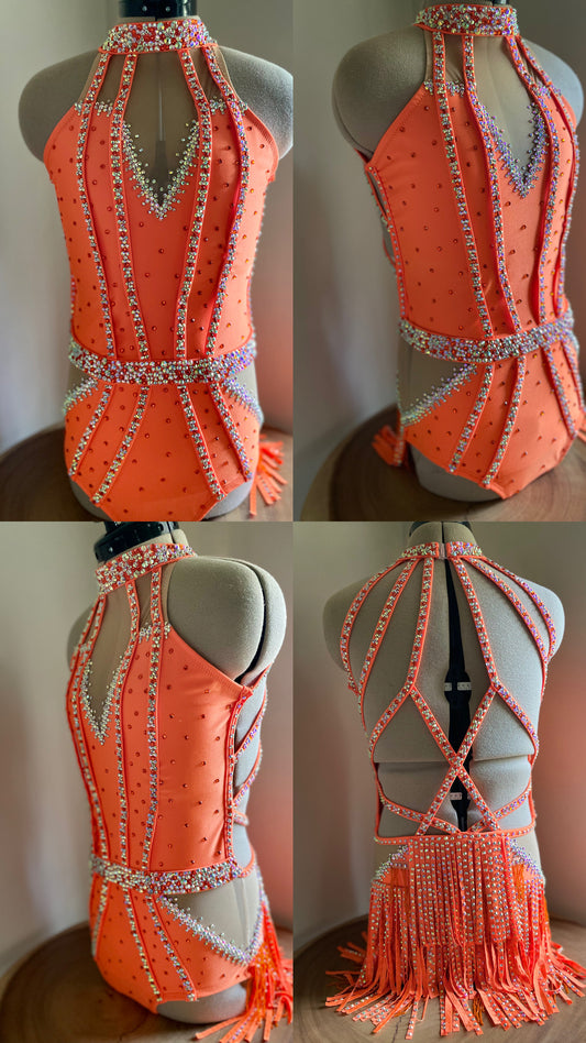 Neon Orange Jazz Costume